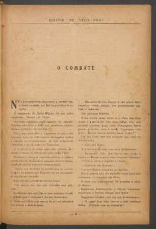 O combate