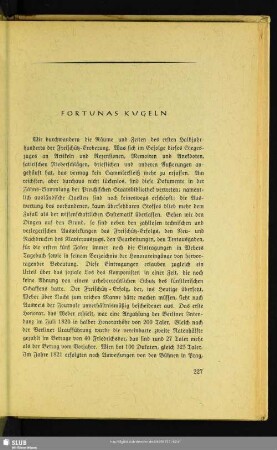 Fortunas Kugeln