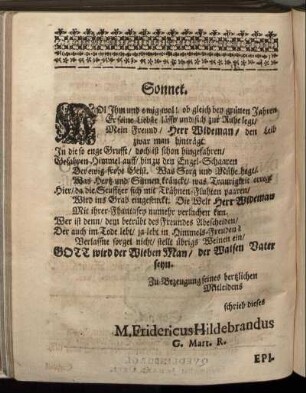 Sonnet; Epigramma; Sonnet.