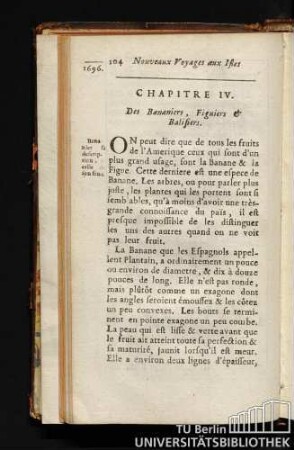 Chapitre IV. Des Bananiers, Figuiers & Balisiers.
