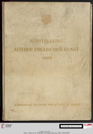 Ausstellung älterer englischer Kunst 1908