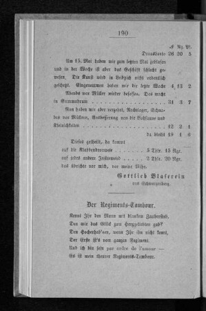 Der Regiments-Tambour.