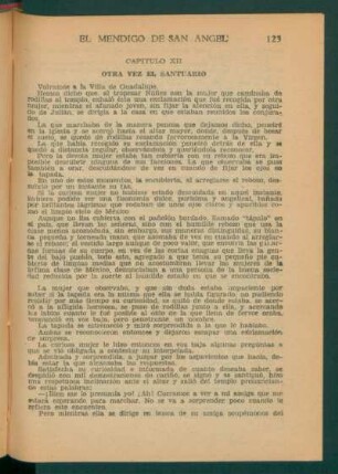 Capítulo XII - Otra vez el santuario