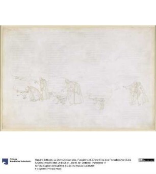 La Divina Commedia, Purgatorio XI. Erster Ring des Purgatoriums: Buße ruhmsüchtiger Ritter und Künstler