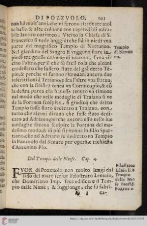 Del Tempio delle Ninfe. Cap. 4