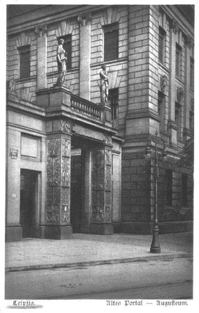 Leipzig: altes Portal - Augusteum