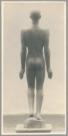 Adam, 1919/20, Gips farbig gefasst