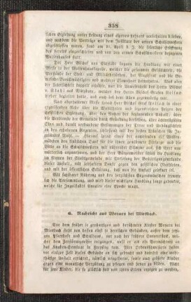 Nachricht aus Weyarn bei Miesbach
