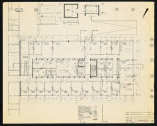 Physikalische Institute der Universität Köln: 2.Physik Untergeschoss 1:100, Blattnummer 022