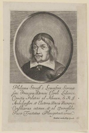Bildnis des Philippus Streuff à Lawenstein