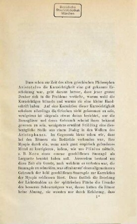 Über die conservative und operative Behandlung der Myopie