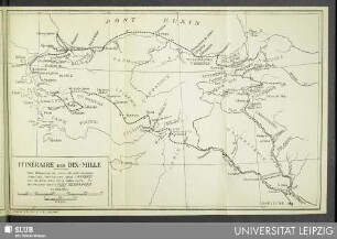 Carte: Itinéraire des dix-mille