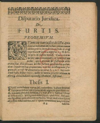 Thesis I. - XLIX.