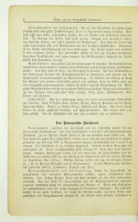 Das Pommersche Flachland