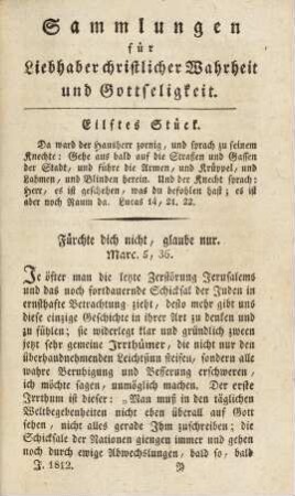 329-360, Eilftes Stück