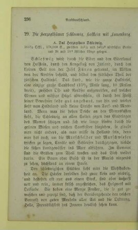 29. Die Herzogthümer Schleswig, Holstein mit Lauenburg