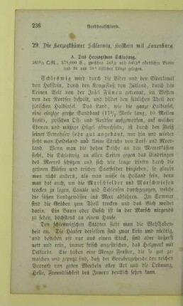 29. Die Herzogthümer Schleswig, Holstein mit Lauenburg