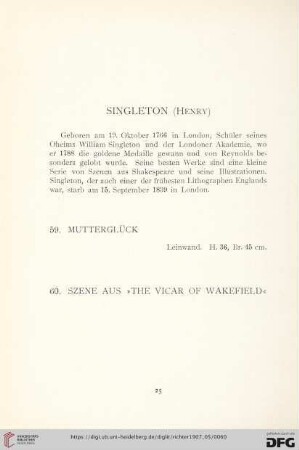 Singleton (Henry) (Nr. 59-60)