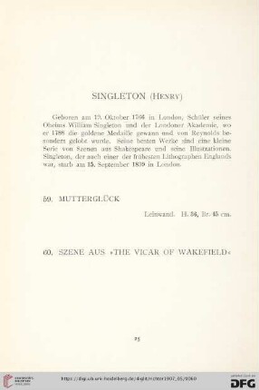 Singleton (Henry) (Nr. 59-60)