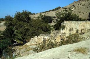 Ansicht einer antiken Mauer, Gortis