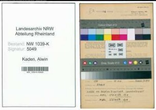Entnazifizierung Alwin Kaden , geb. 06.01.1905 (Bergmann)