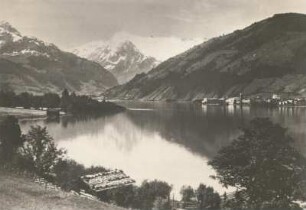 Zell am See. Zeller See von Norden gegen Hohe Tauern