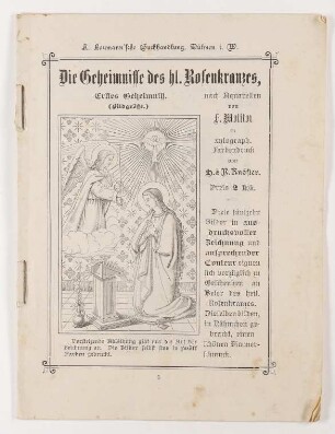 Prospekt für Religiöse Bücher