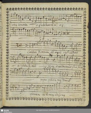 [Agostino Agazzari:] Laudate Dominum omnes angeli ejus audivit