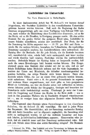 Lichtbilder im Unterricht