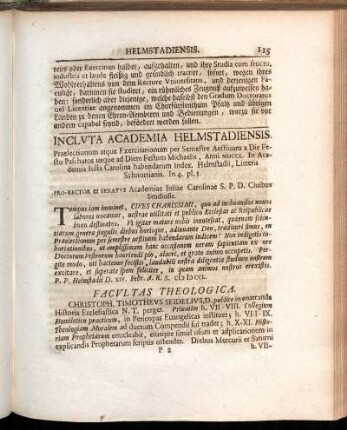 Incluta Academia Helmstadiensis.