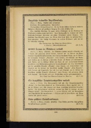 Vergebliche italienische Angriffsversuche.
