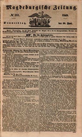 Magdeburgische Zeitung : Anhalter Anzeiger, 1848,4/6
