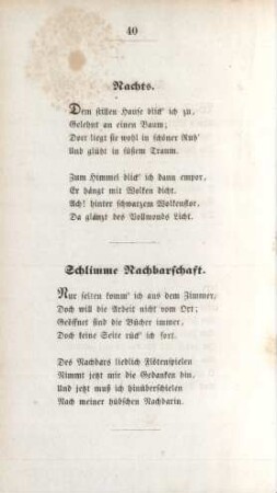 Schlimme Nachbarschaft.