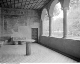 Casina del Cardinale Bessarione, Loggia