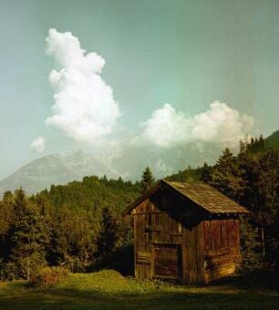 Heustadl in den Berchtesgadener Alpen