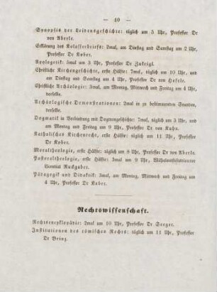 10-11, Rechtswissenschaft