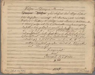 Schweizer Walzer zur Feyer des Rigi Festes, orch, op. 268, HenK 268, E-Dur - BSB Mus.Schott.Ha 4303 : [first title page:] Walzer in Schweizer Manier // [crossed out: "Schweizer Walzer"] zur Feyer des Rigi Festes // für Orchester [...] // komponiert // von // Joseph Küffner // op. 268
