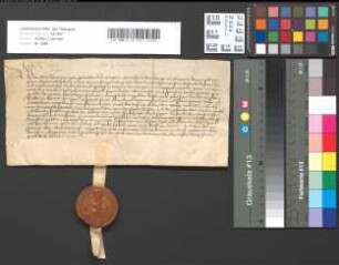 Quittung Herzog Gerhards von Jülich-Berg (5000 Gulden Leibrente aus dem Zoll Bonn).