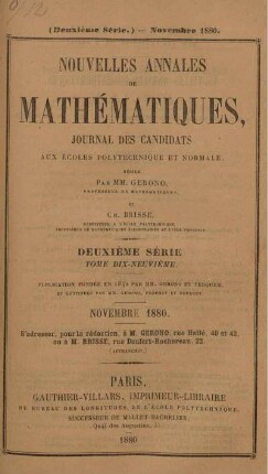 Novembre 1880.