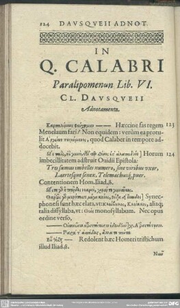 Libro VI. Eurypyli ferro Mireus cadit, atque Machaon