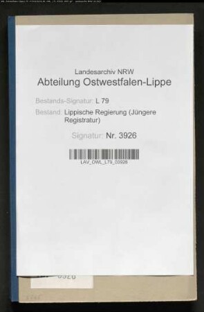 Vereinigte jüdische Gemeinde Salzuflen-Schötmar, Band 3