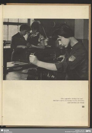 Arbeiterinnen in Ausbildung