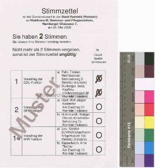 Stimmzettel