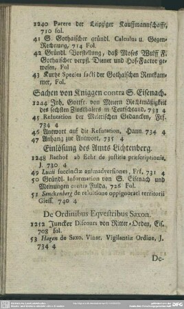 De Ordinibus Equestribus Saxon.