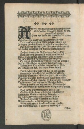 [Trauergedicht auf den Juristen Heinrich Jönsen, gest. 3. Mai 1721.]