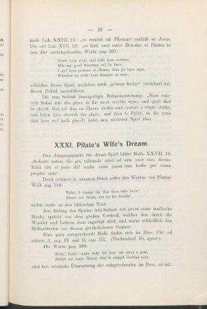 XXXI. Pilate's Wife's Dream.