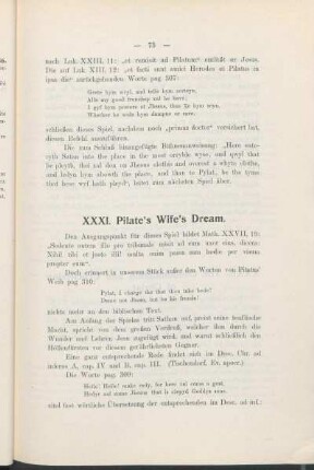 XXXI. Pilate's Wife's Dream.