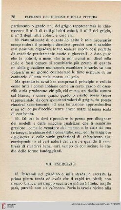 VIII. Esercizio
