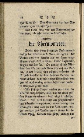 die Thermometer.