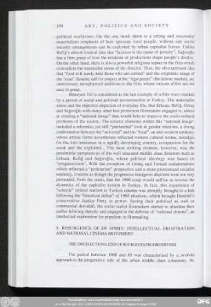 5. Resurgence Of DP Spirit: Intellectual Frustration And National Cinema Movement